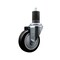 Service Caster 4'' SS Black Poly Wheel Swivel 1-5/8'' Expanding Stem Caster SCC-SSEX20S414-PPUB-BLK-158 - alternate 1